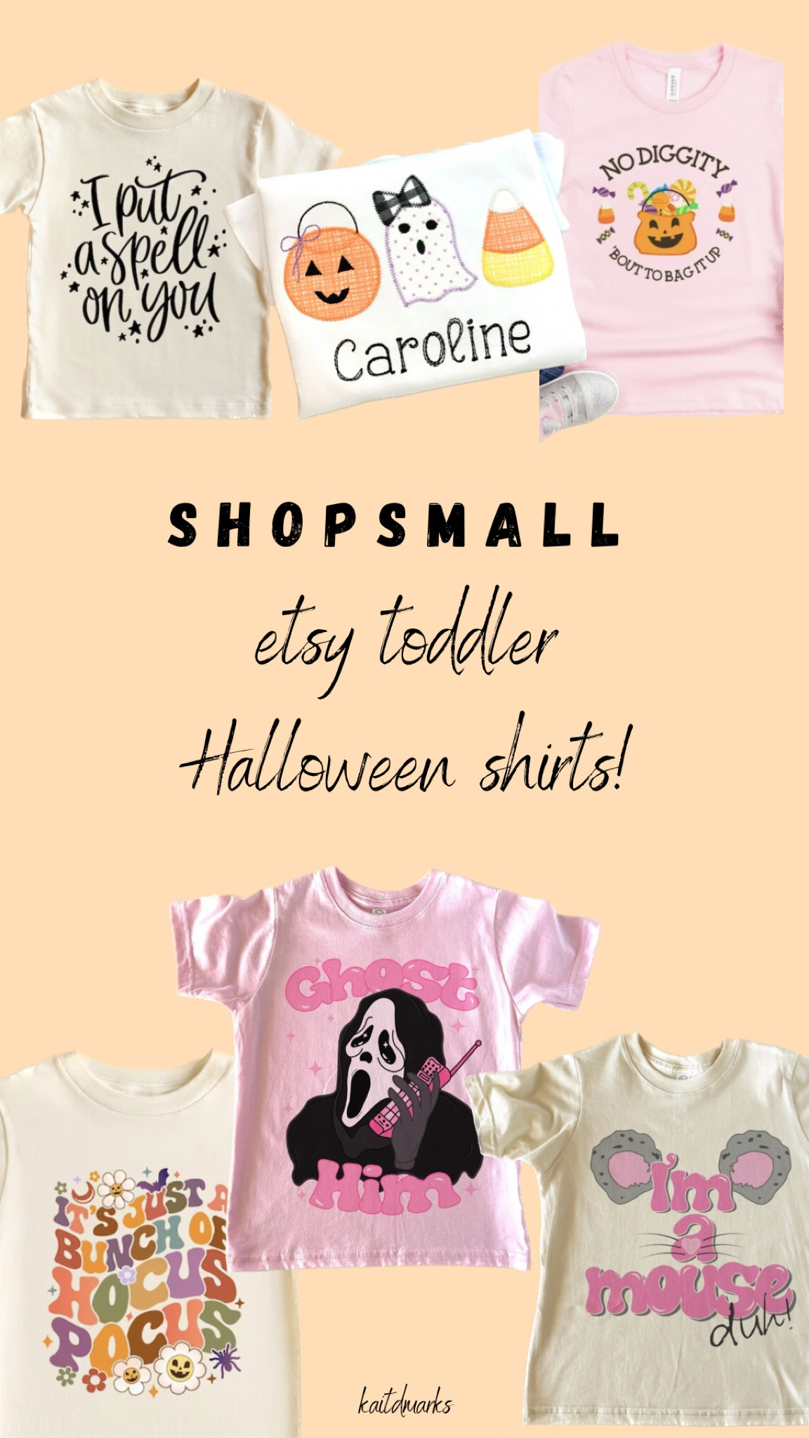 I always love a good opportunity to shop small 🤭 these toddler t shirts are soooo cute for Halloween! 🎃🎃🎃 

#halloweenoutfit #toddleroutfit #halloween #falloutfjt 

#LTKSeasonal #LTKbaby #LTKunder50