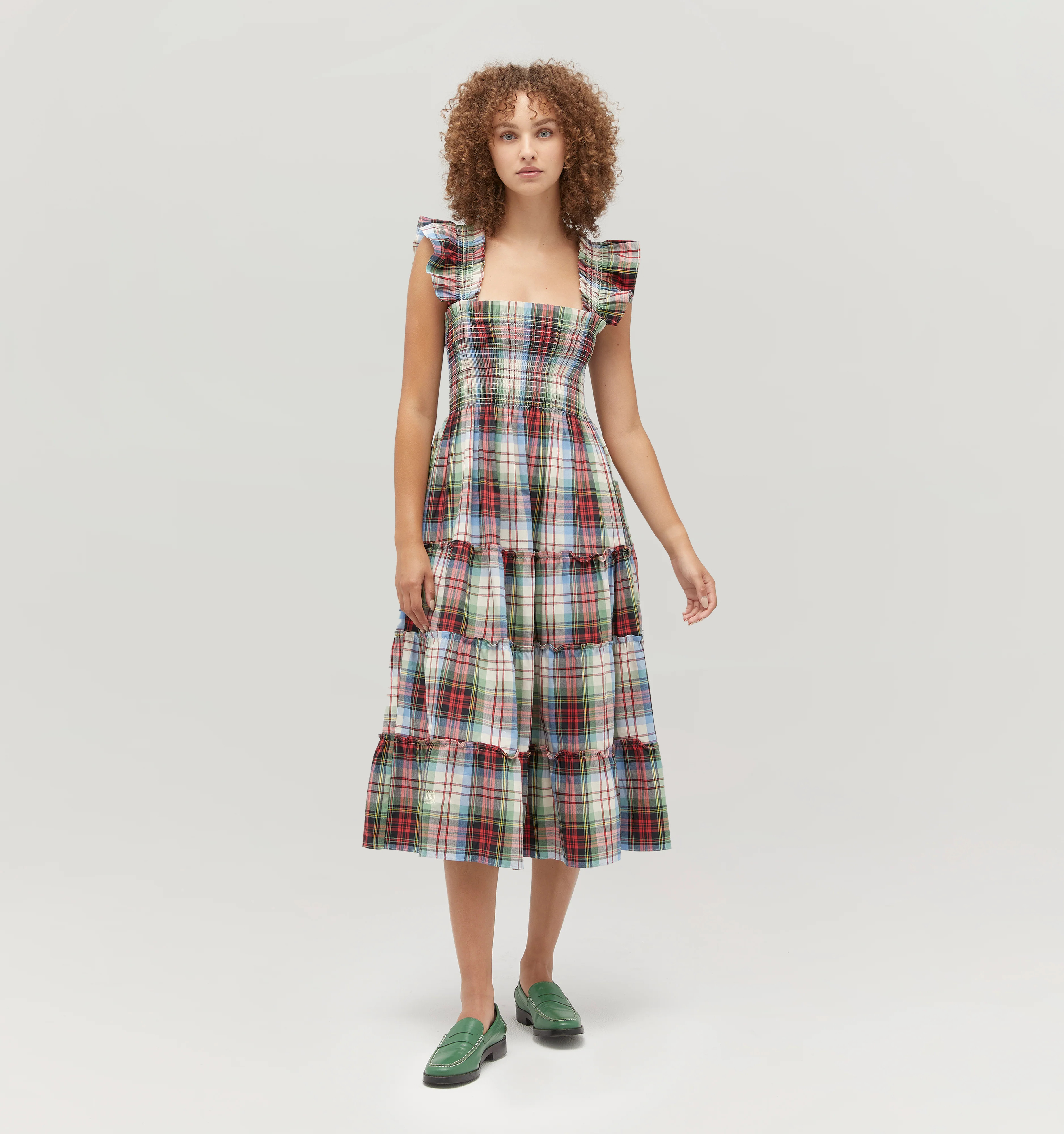 The Ellie Nap Dress - Blackwatch Tartan | Hill House Home
