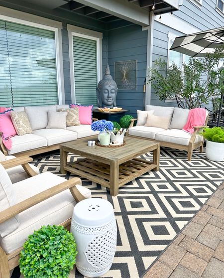 Outdoor Sale w Mark and Day. Beautiful large eco-friendly rugs! Outdoor patio styling  

#LTKSaleAlert #LTKStyleTip #LTKHome