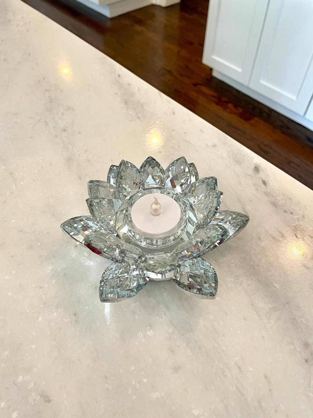 6" Crystal Votive Candle Holder | Etsy (US)