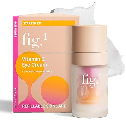 Fig.1 Vitamin C Eye Cream for Dark Circles, Puffiness & Wrinkles | Under Eye Cream for Women & Me... | Amazon (US)