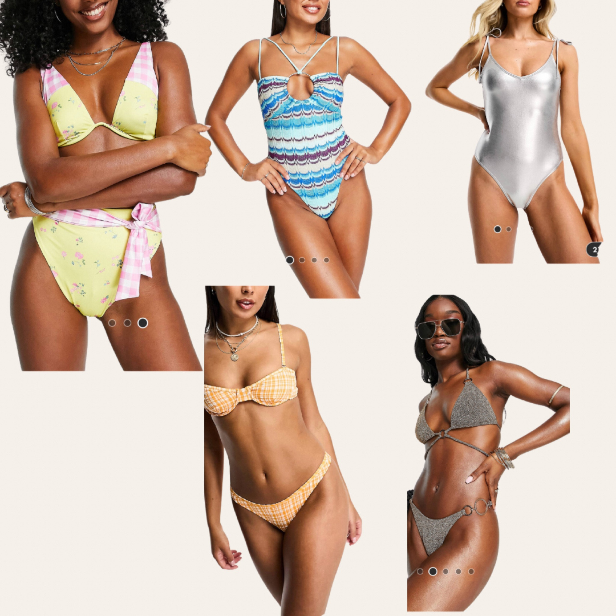 Affordable + cute bathing suits from asos! 

#LTKFind #LTKunder100 #LTKswim