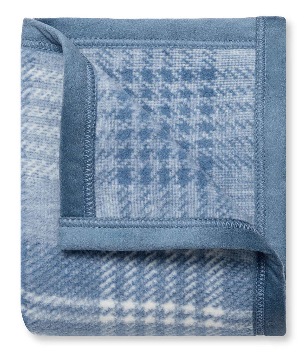 Blue Frost Plaid Mini Blanket | ChappyWrap
