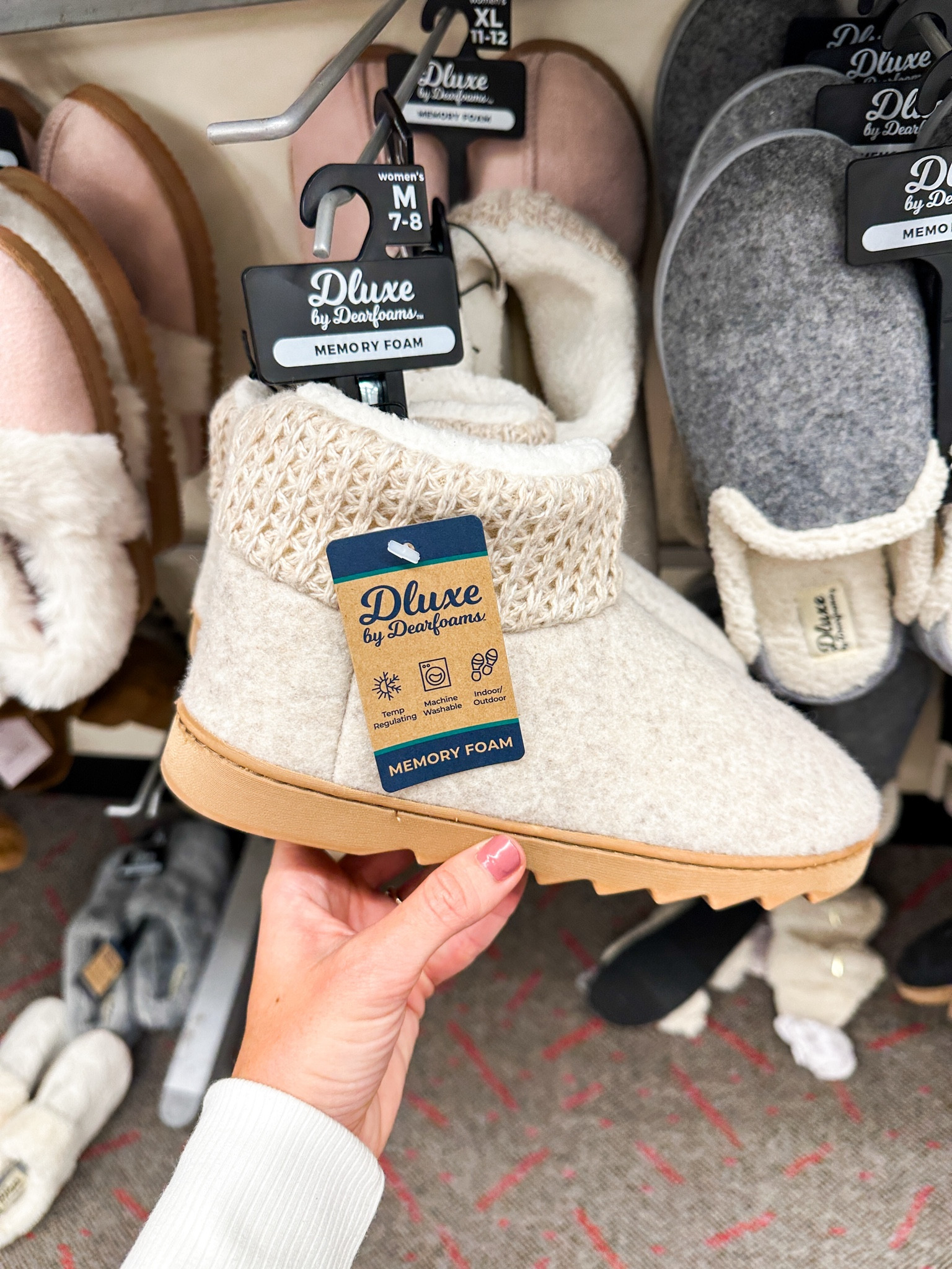 Love these new target boots for lounging around the house! Memory foam slippers for under $25. Great gift idea for new moms, sisters, mother in law, etc! 

Slippers, house shoes, lounge clothes, slip on boots, ugg boots look for less 

#LTKShoeCrush #LTKGiftGuide #LTKHoliday
