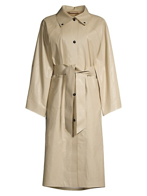 Below Oil Belted Kimono Coat | Saks Fifth Avenue