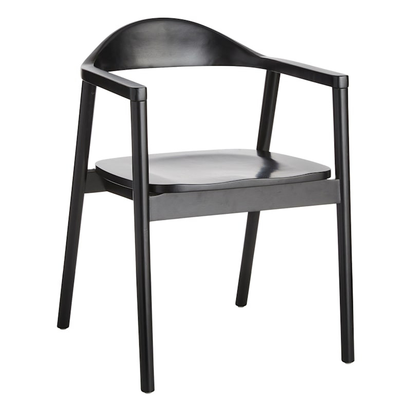 Crosby St. Bishop Dining Chair, Black | At Home