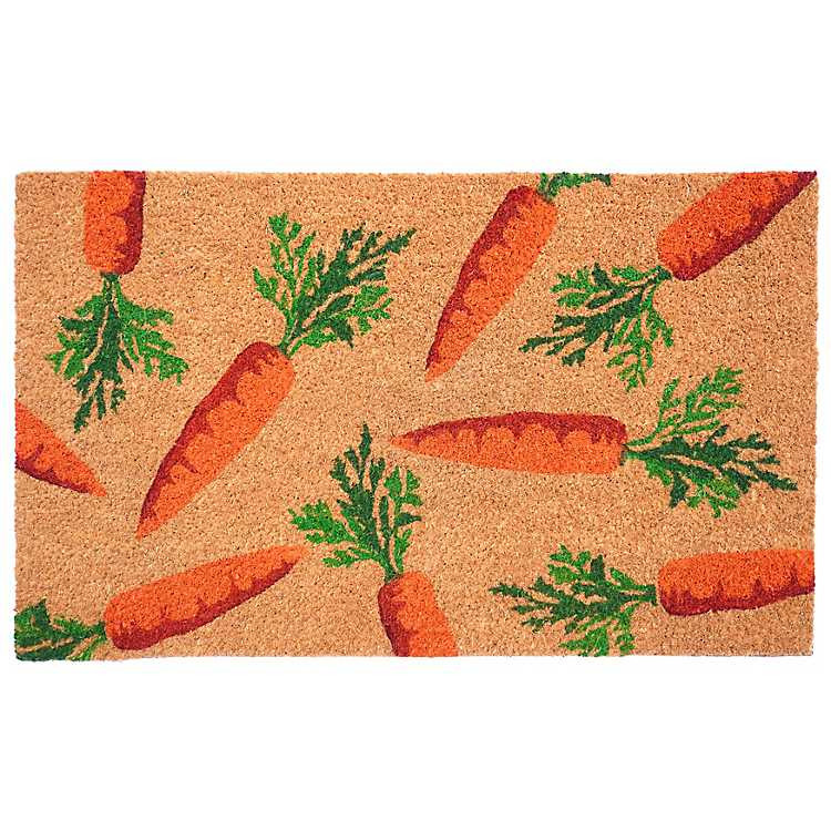 Carrot Patch Coir Doormat, 36x24 | Kirklands