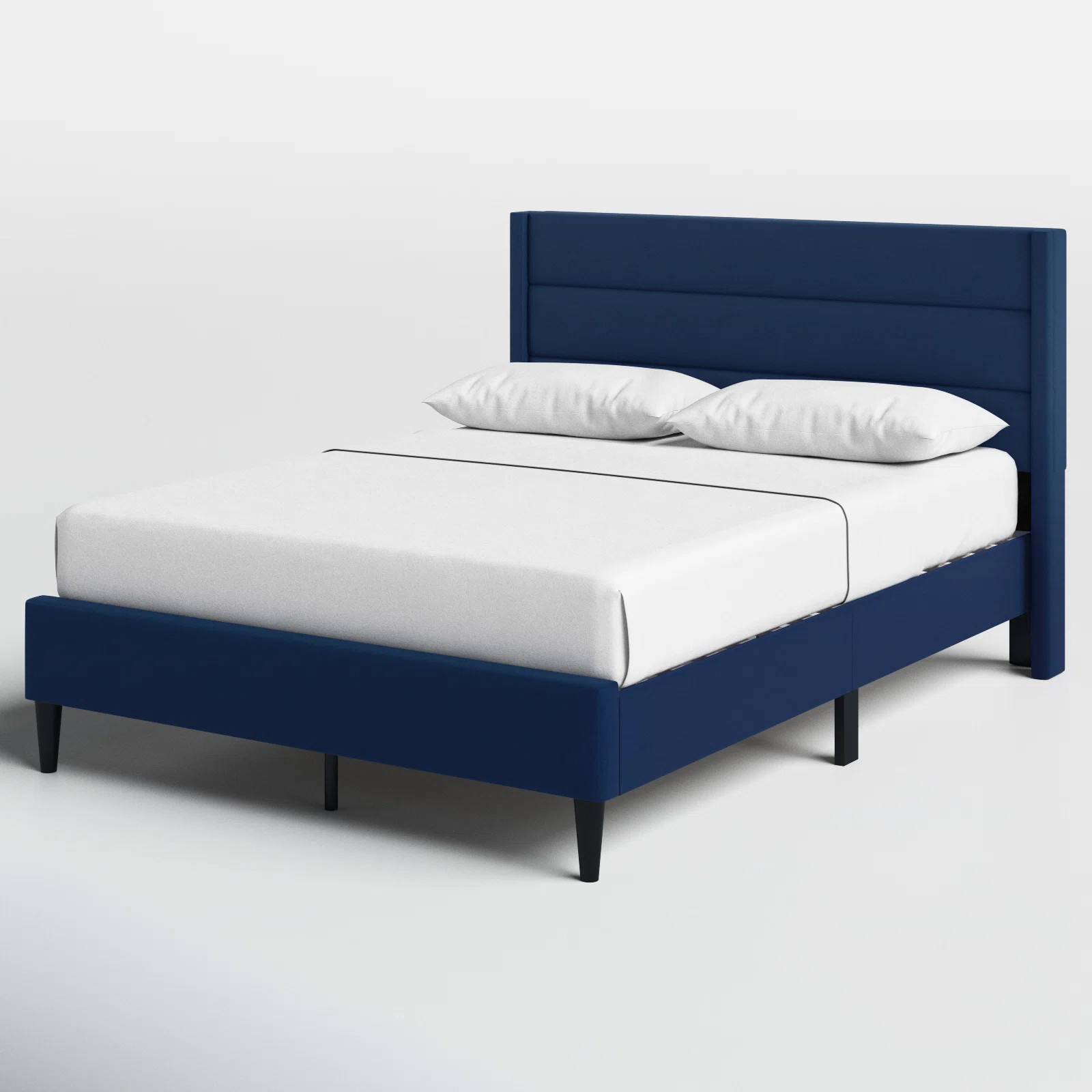 Mercury Row® Scarlett Upholstered Wingback Bed & Reviews | Wayfair | Wayfair North America