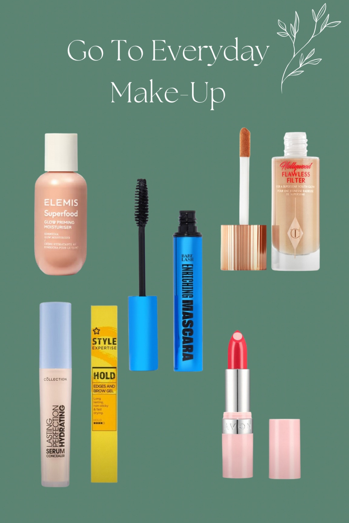 My go to everyday make up products ✨