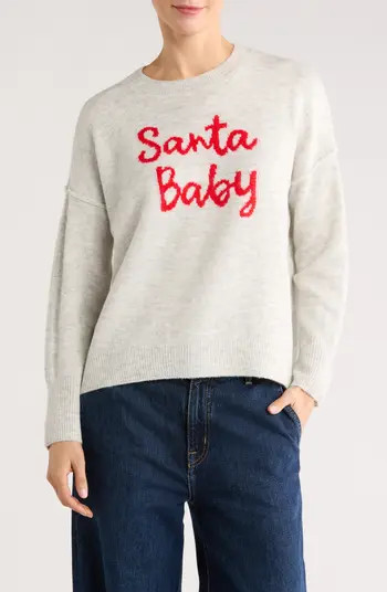 Santa Baby Crewneck Sweater | Nordstrom Rack