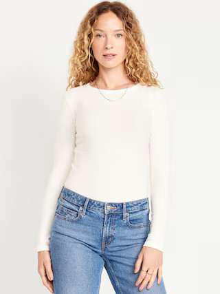 Plush-Knit Long-Sleeve T-Shirt | Old Navy (US)