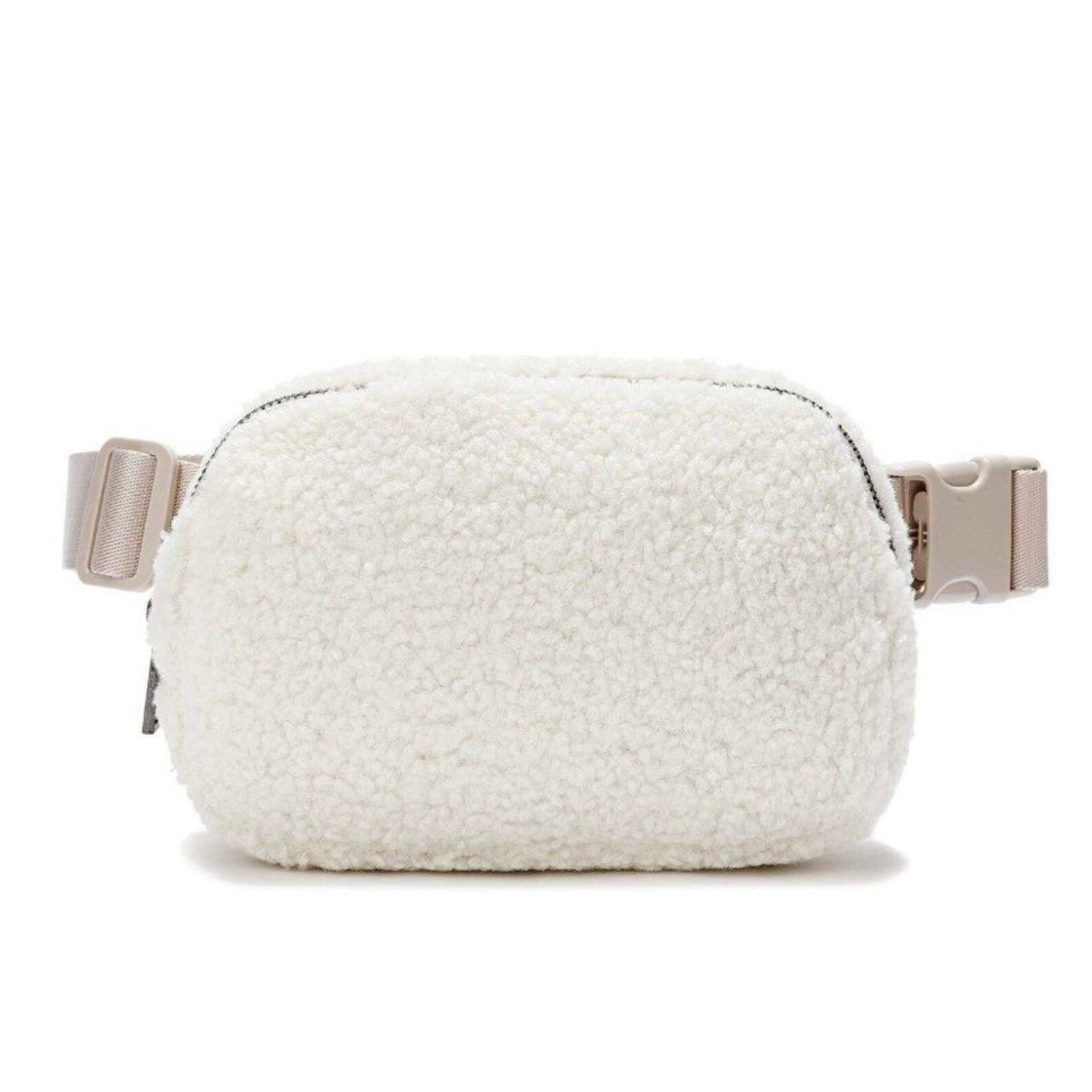 Custom Color Fleece Belt Bag | Plastic Buckle | Gunmetal Zipper | Interior Mesh Pockets | Fur, Sh... | Etsy (US)