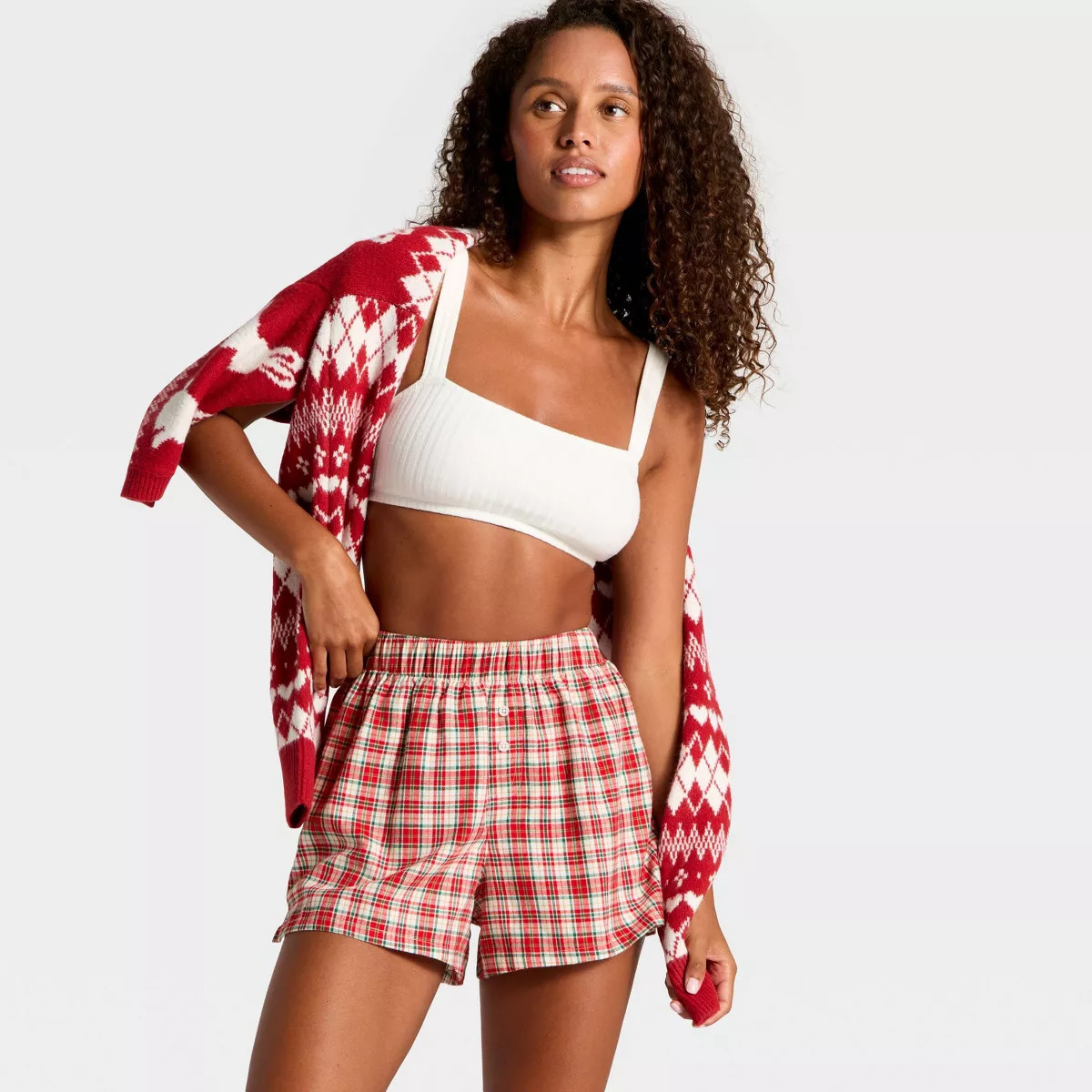 Women's Boxer Pajama Shorts - Wild Fable™ | Target
