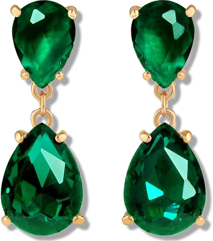 Humble Chic Chandelier Earrings for Women - Large Teardrop Elegant Earrings for Women, Bridal Sta... | Amazon (US)