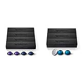 Nespresso Capsules VertuoLine, Espresso, Medium and Dark Roast Espresso Coffee, 40 Count Coffee Pods | Amazon (US)