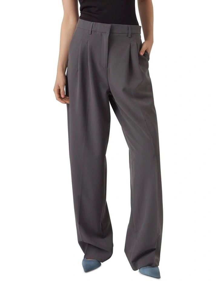 Troian Wide Suit Pant in Grey Pinstripe | Myer