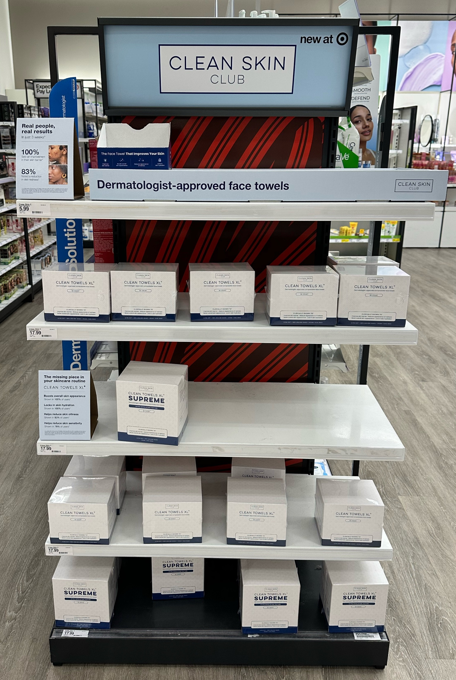 MY FAVORITE FACE TOWELS!!
Now sold at Target!

Clean Skin Club Clean Towels are intended for single use to limit the transfer of bacteria to your clean skin. 

Clean Towels can be used to dry your face after cleansing, with makeup removers and used wet to remove face masks or paired with your favorite cleanser.

#LTKWatchNow #LTKBeauty