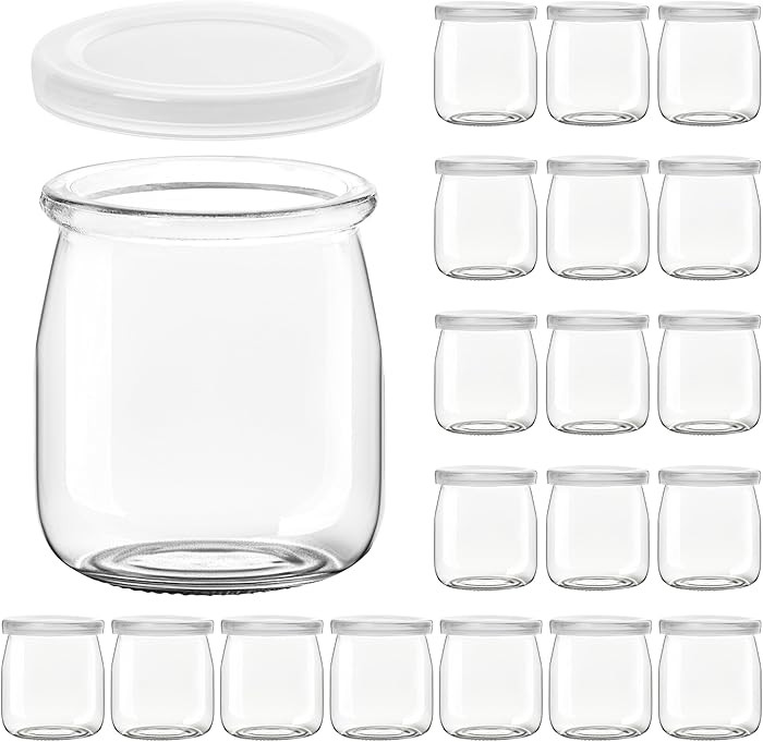 Winter Shore 200 ml Durchsichtige Joghurtgläser with Lid (20 Stück) - Mehrzweck Nachtisch Gläs... | Amazon (DE)