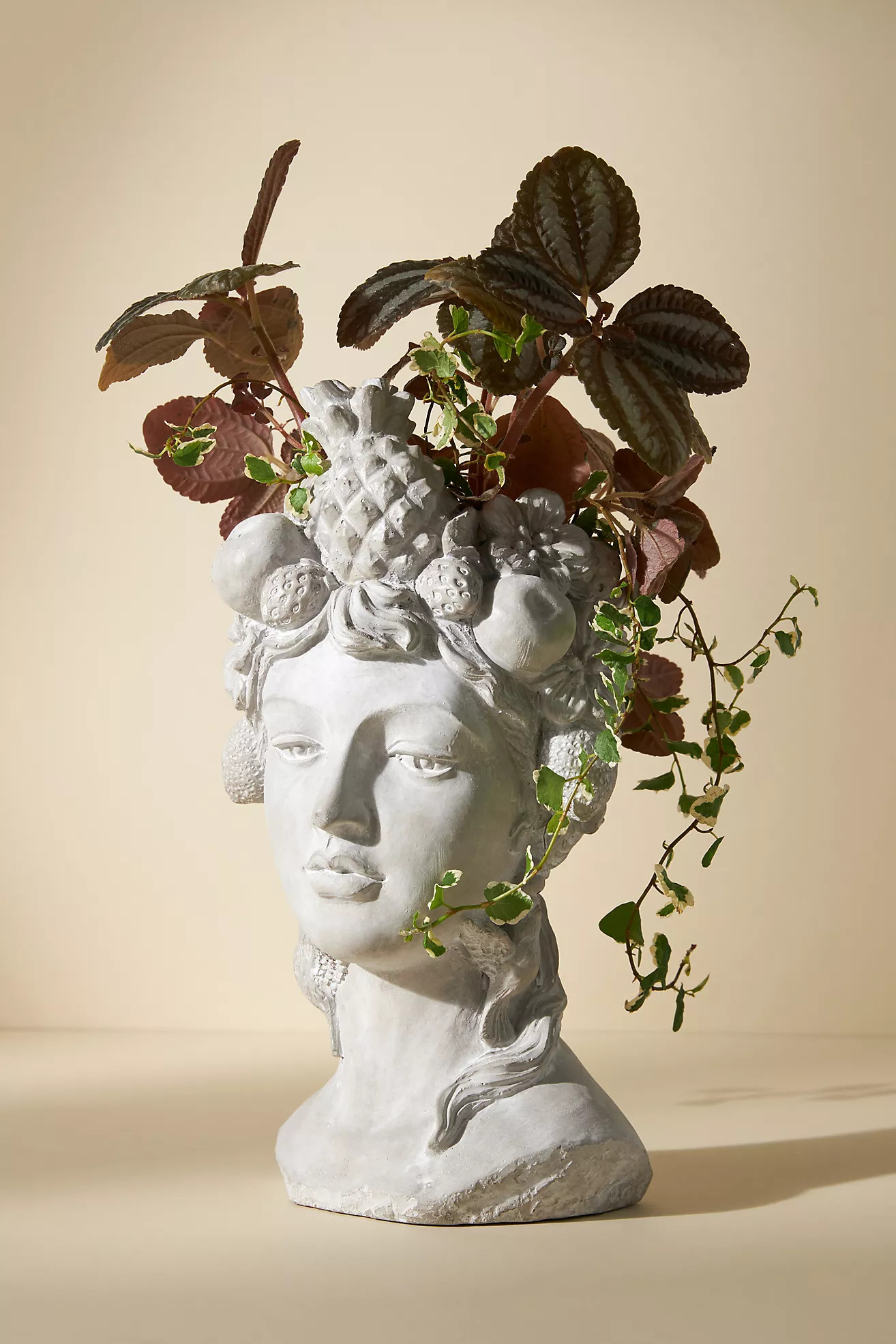 Gianna Grecian Bust Pot | Anthropologie (US)