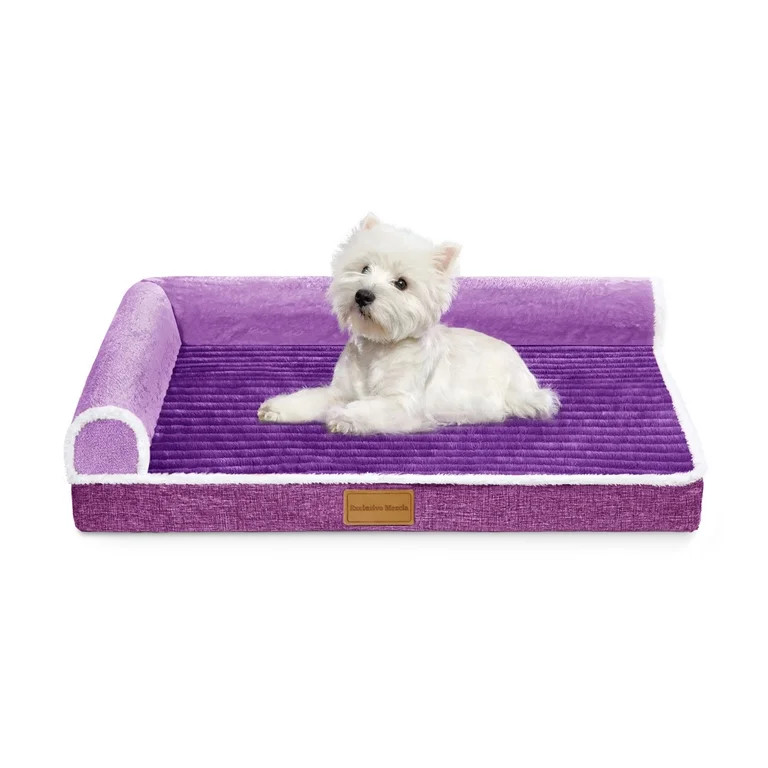 Exclusivo Mezcla Orthopedic Pet Bed for Medium Dogs, 30"X20" Waterproof Supportive Foam Sofa Dog ... | Walmart (US)