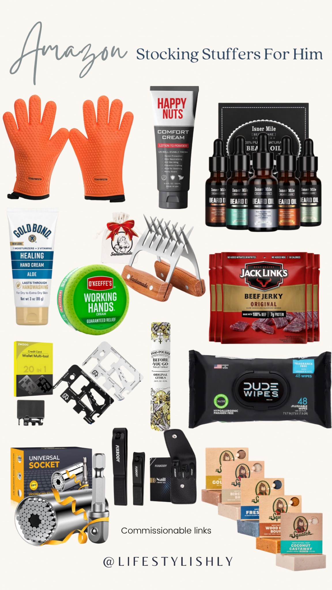 Amazon stocking stuffers for him! Get the best Christmas stocking stuffers for the guys this year! 
#Amazon
#Amazongifts
#Amazonguys

#LTKHoliday #LTKsalealert #LTKGiftGuide