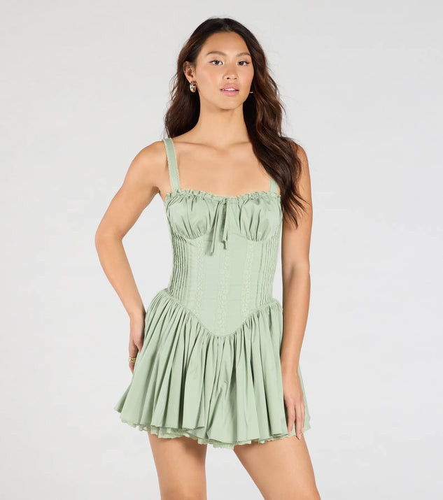 So Darling Woven Drop-Waist Skater Dress | Windsor Stores