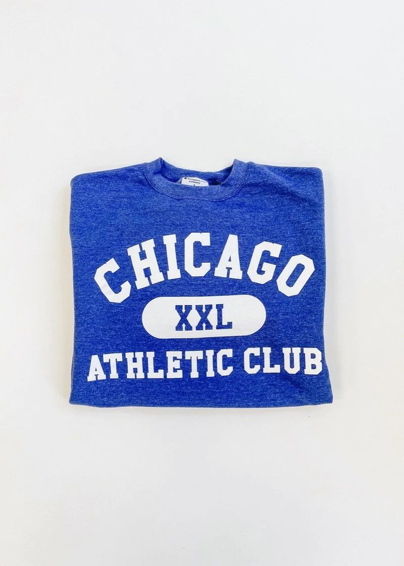 Chi Athletic Club Champion Sweatshirt - Royal Blue | Alice & Wonder