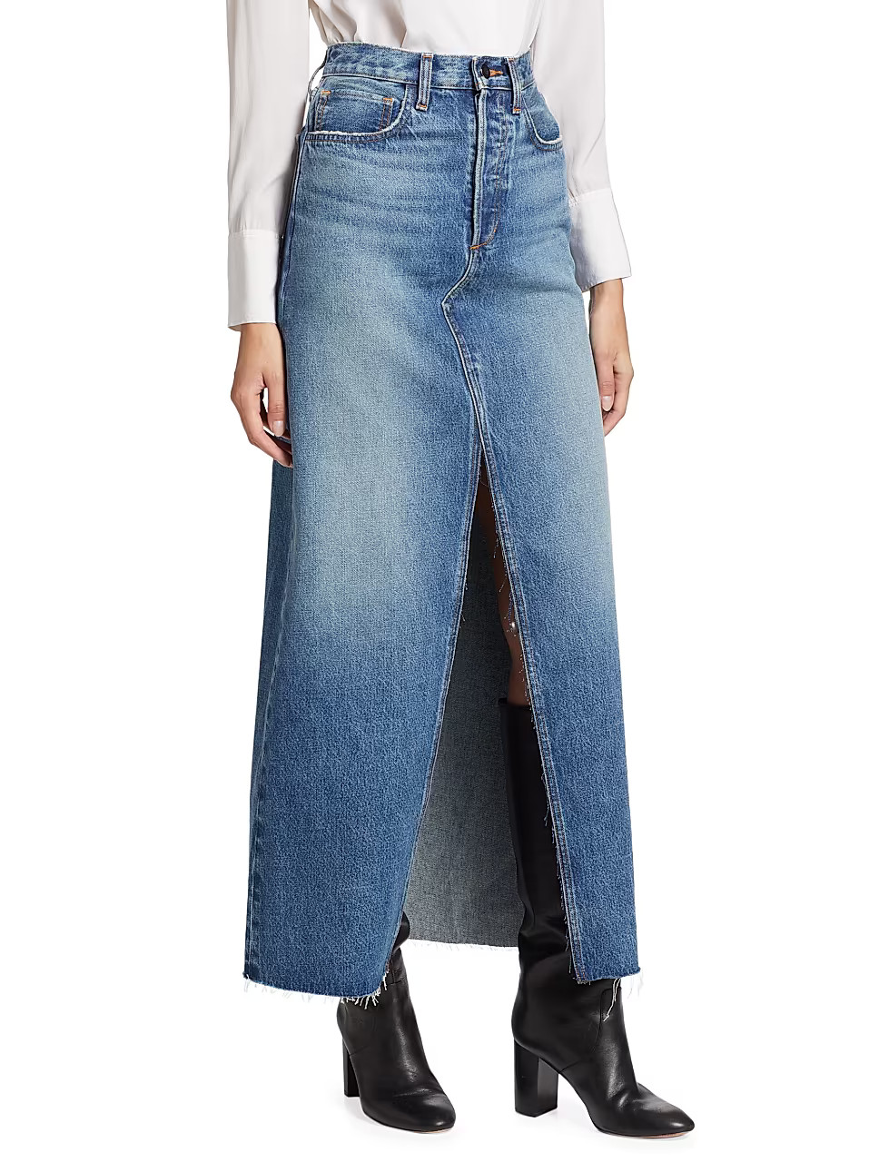 Sadie Denim Maxi Skirt | Saks Fifth Avenue