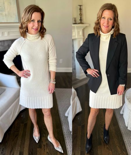 Two ways to style your sweater dress!

#LTKstyletip #LTKshoecrush #LTKSeasonal