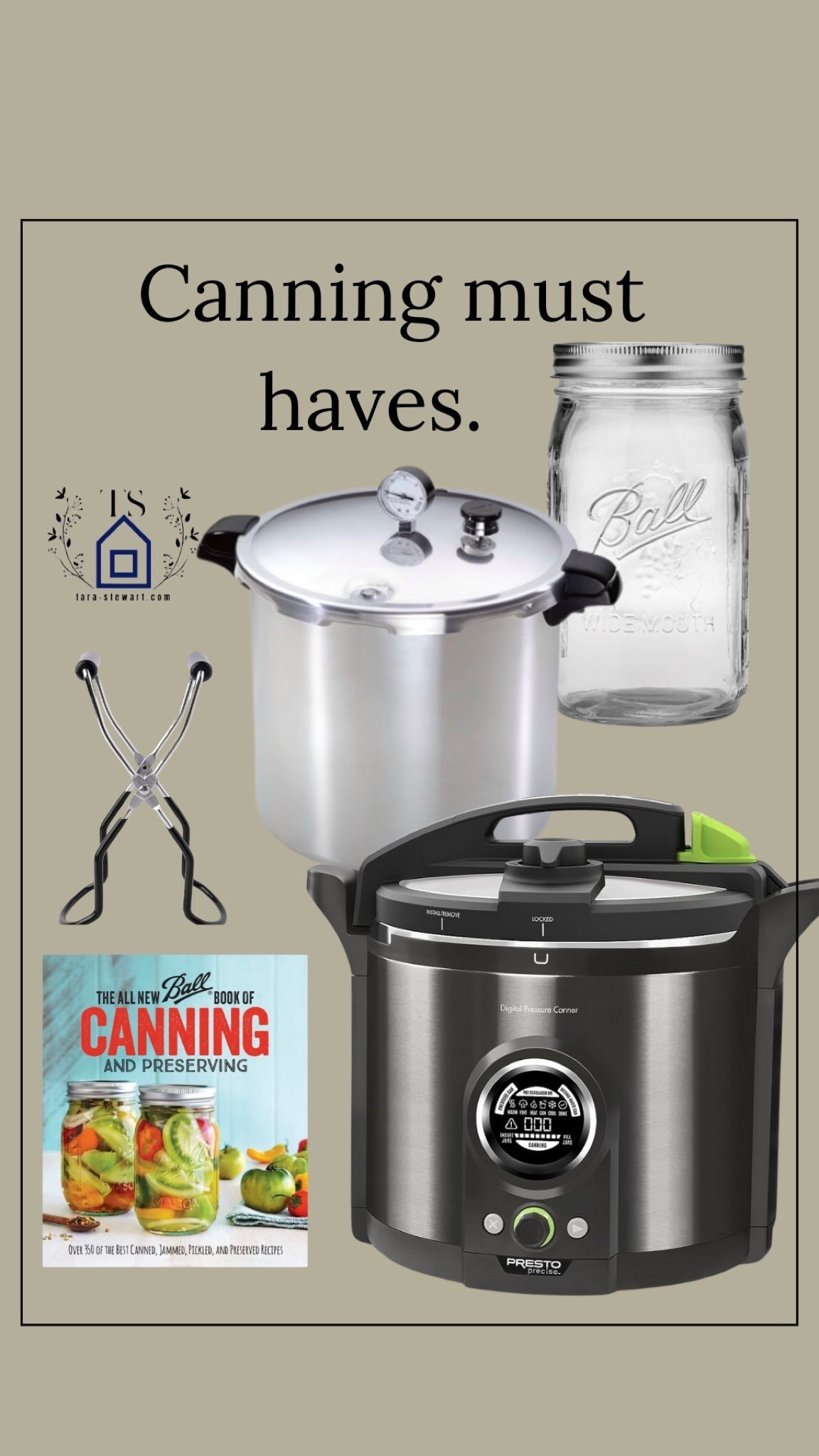 This Presto Digital Canner is my favorite. It takes all of the fear of canning. It makes it so simple. The digital prompts tell you exactly what to do next. Love it! I also love knowing what is going into my food because I am making it myself    

#LTKFindsUnder100 #LTKFamily #LTKHome