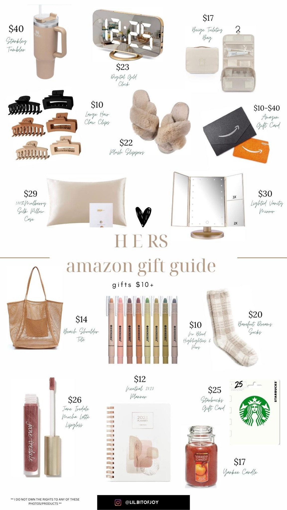 Amazon HERS gift guide for this holiday season!


#LTKHoliday #LTKSeasonal #LTKunder50
