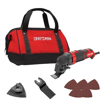 CRAFTSMAN 3 -Amp Variable speed 10 -Piece Oscillating Multi-Tool with Soft Case Lowes.com | Lowe's