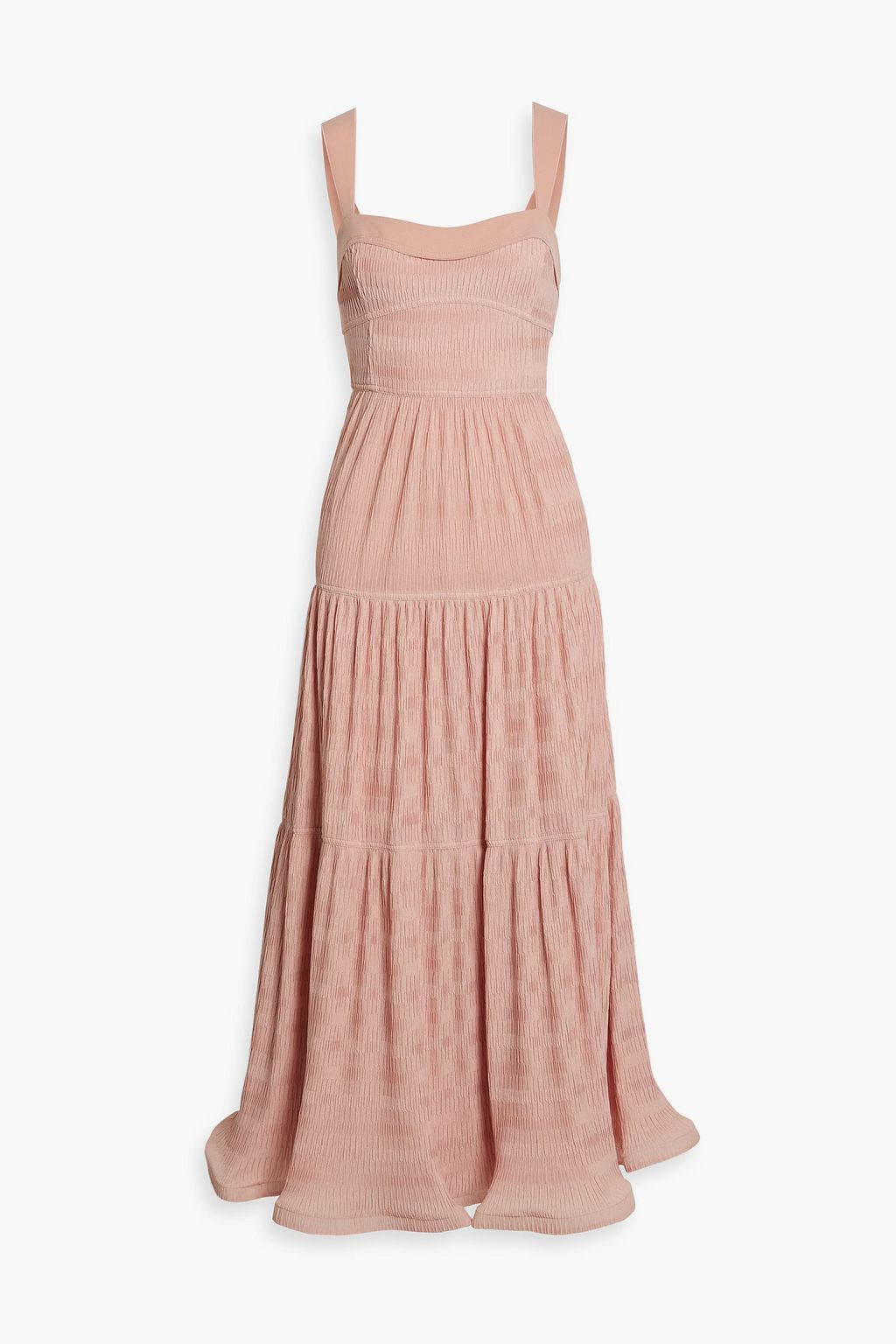 Celleste tiered crinkled woven maxi dress | The Outnet (US and CA)