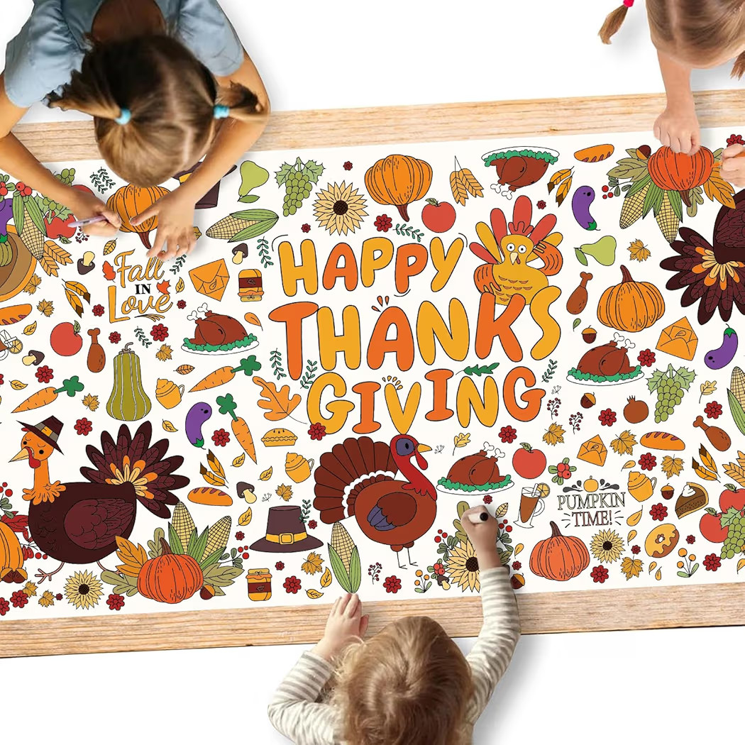 Amazon.com: Paqisun Giant Coloring Poster, Wall Coloring Poster Paper Tablecloth Table Cover - Th... | Amazon (US)