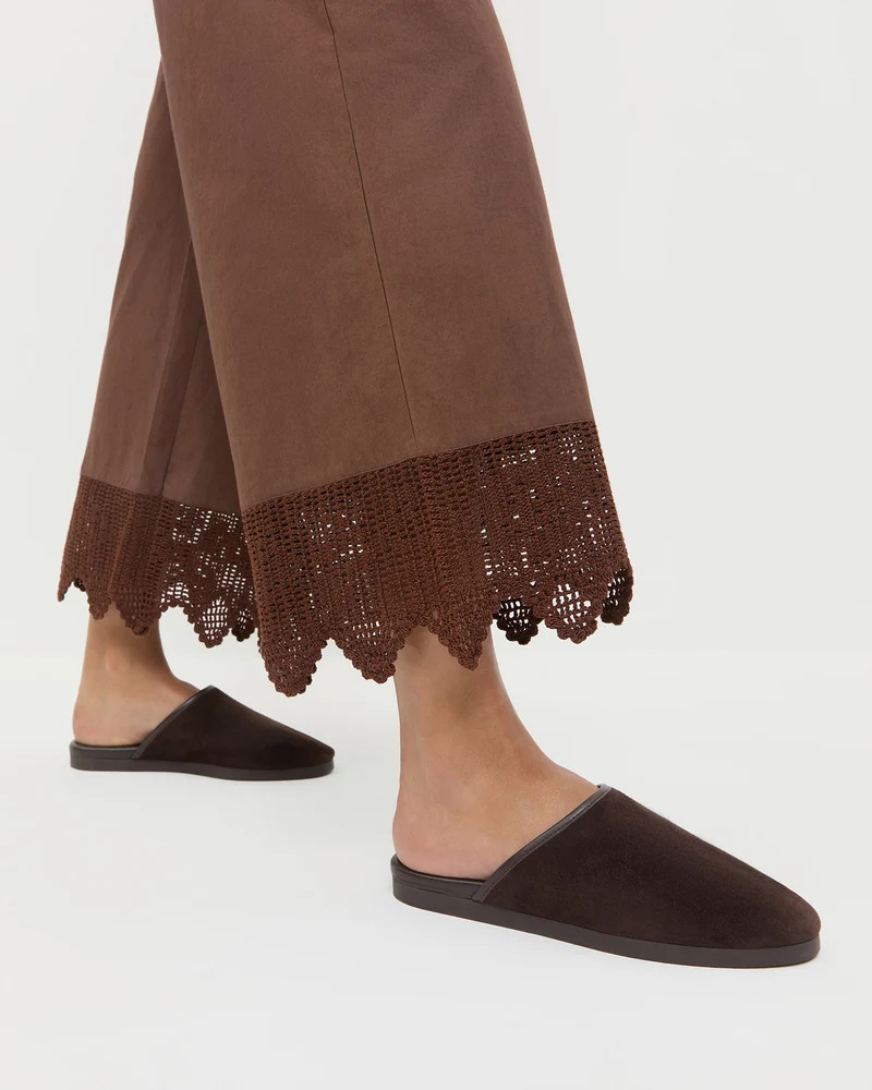 Roni Brown Suede Sandal | Loeffler Randall