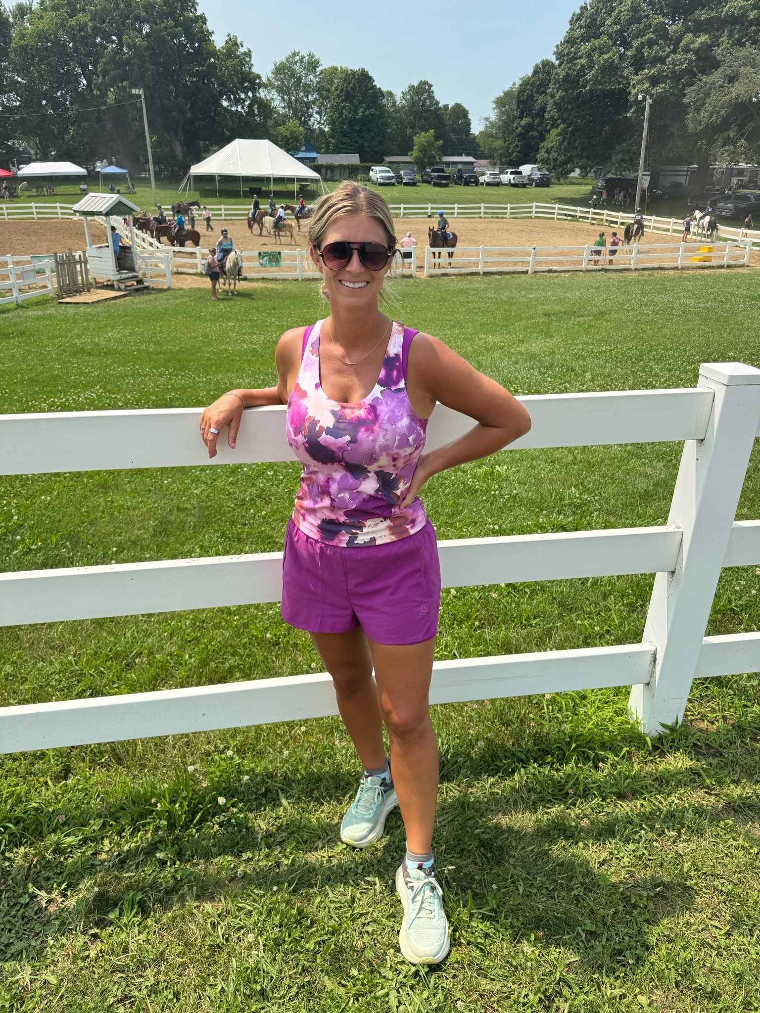 Another hot day at the county fair! This adorable matching combo from Walmart got all the approval from this fair mom!

#LTKgrwm #LTKmomlife #LTKootd