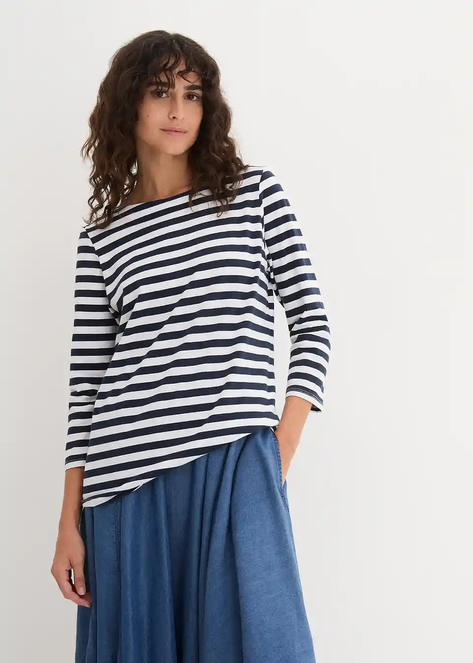 Shirt mit U-Boot-Ausschnitt | Bonprix DE