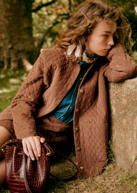 Veste Will  - Camel - Sézane | Sezane Paris