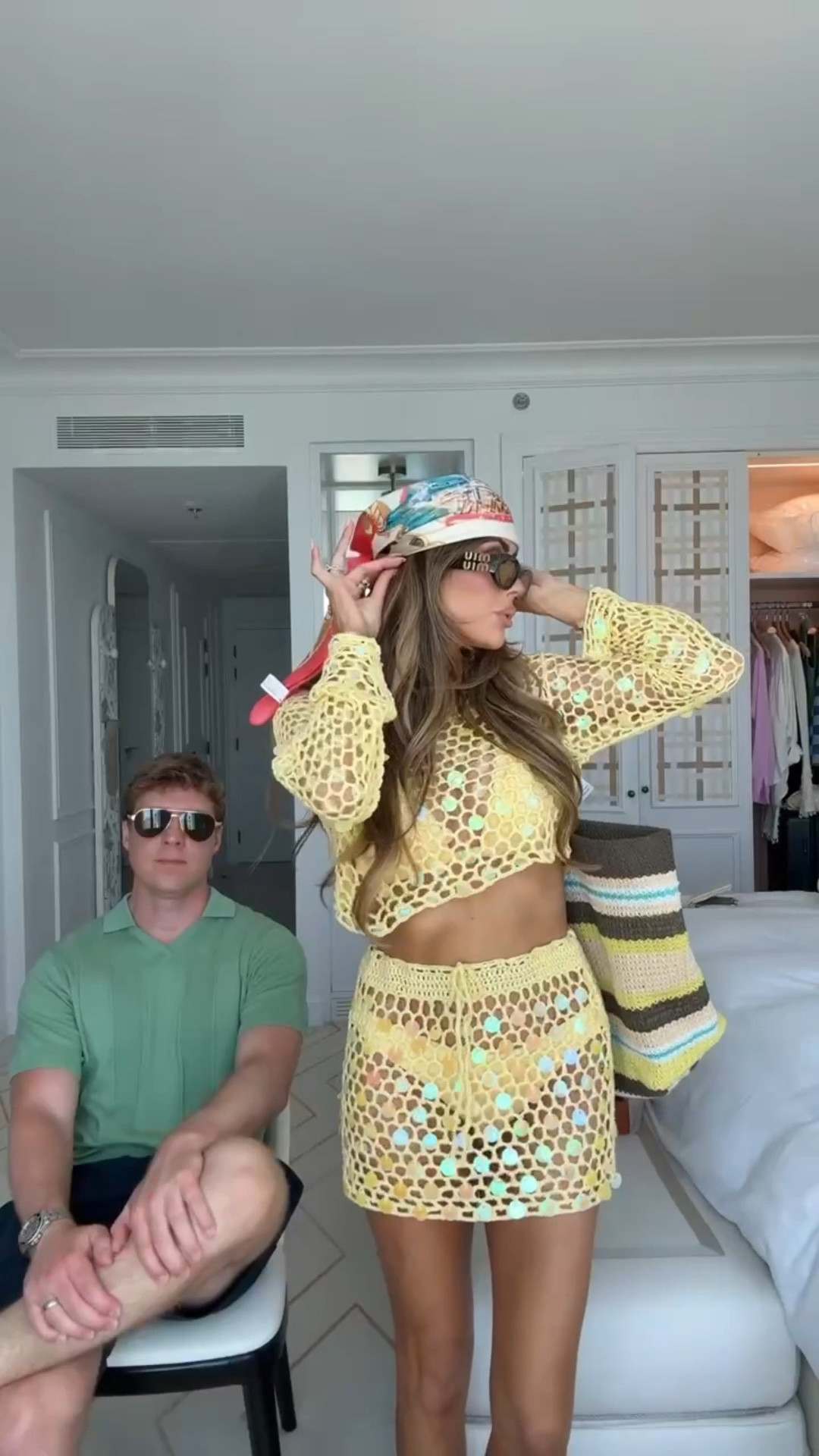 Resort wear outfit inspo 💛 Wearing a size small in this two piece coverup and size medium in the yellow swim! Yellow Swim, Butter yellow swimsuit, St tropez, France, European summer outfit inspo, Summer outfit inspo, summer outfits, Yellow dress, Butter yellow dress, Butter yellow, Emily Ann Gemma, vacation outfits

#LTKSeasonal #LTKFindsUnder100