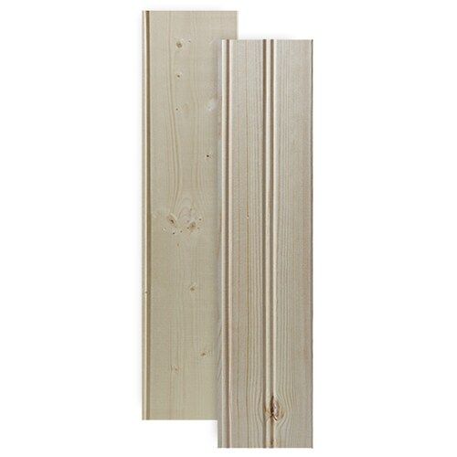 Design Innovations 3.5-in x 8-ft Natural Pine Tongue and Groove Wall Plank (Coverage Area: 14-sq ... | Lowe's
