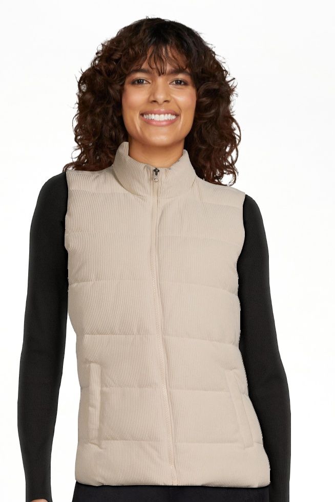 Time and Tru Women's Quilted Corduroy Vest, Sizes XS-3X - Walmart.com | Walmart (US)