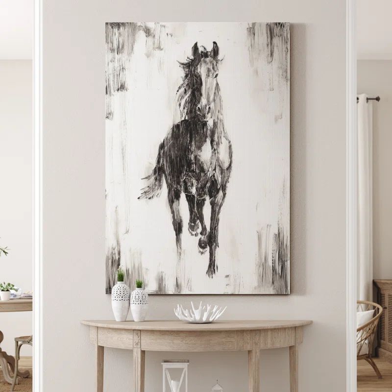 Laurel Foundry Modern Farmhouse® Stallion I - Wrapped Canvas Print & Reviews | Wayfair | Wayfair North America