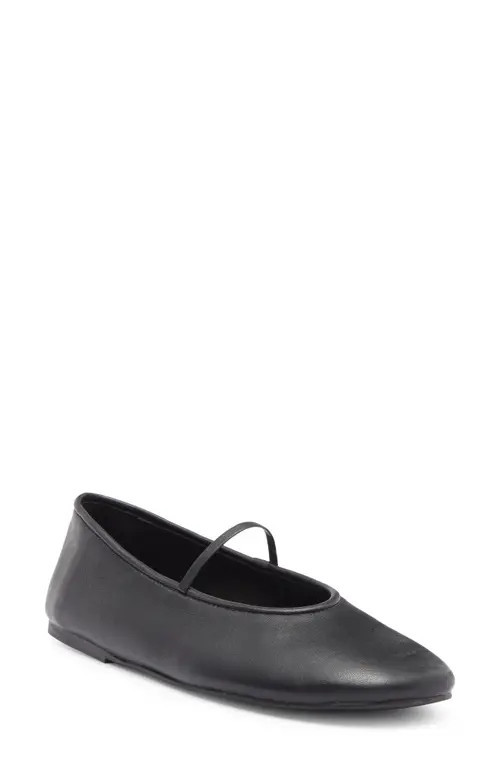 Tony Bianco Martinez Mary Jane Flat in Black Nappa at Nordstrom, Size 9 | Nordstrom
