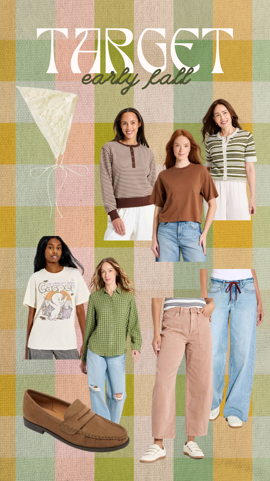 recent target finds to transition into Fall! Obsessed with the Casper tee, grab it for Spooky Season before it sells out! So many pieces are currently on sale too 🥳🍁

Madewell Dupes | Target Haul | Target Finds | Early Fall Outfits | Summer to Fall transition | Fall Shoes  

 #LTKootd #LTKSeasonal #LTKSaleAlert