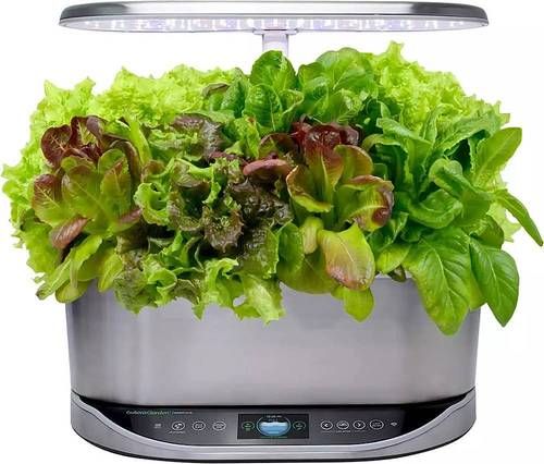 AeroGarden - Bounty Elite - Easy Setup - Healthy Eating Garden kit - 9 Gourmet Herb pods included -  | Best Buy U.S.