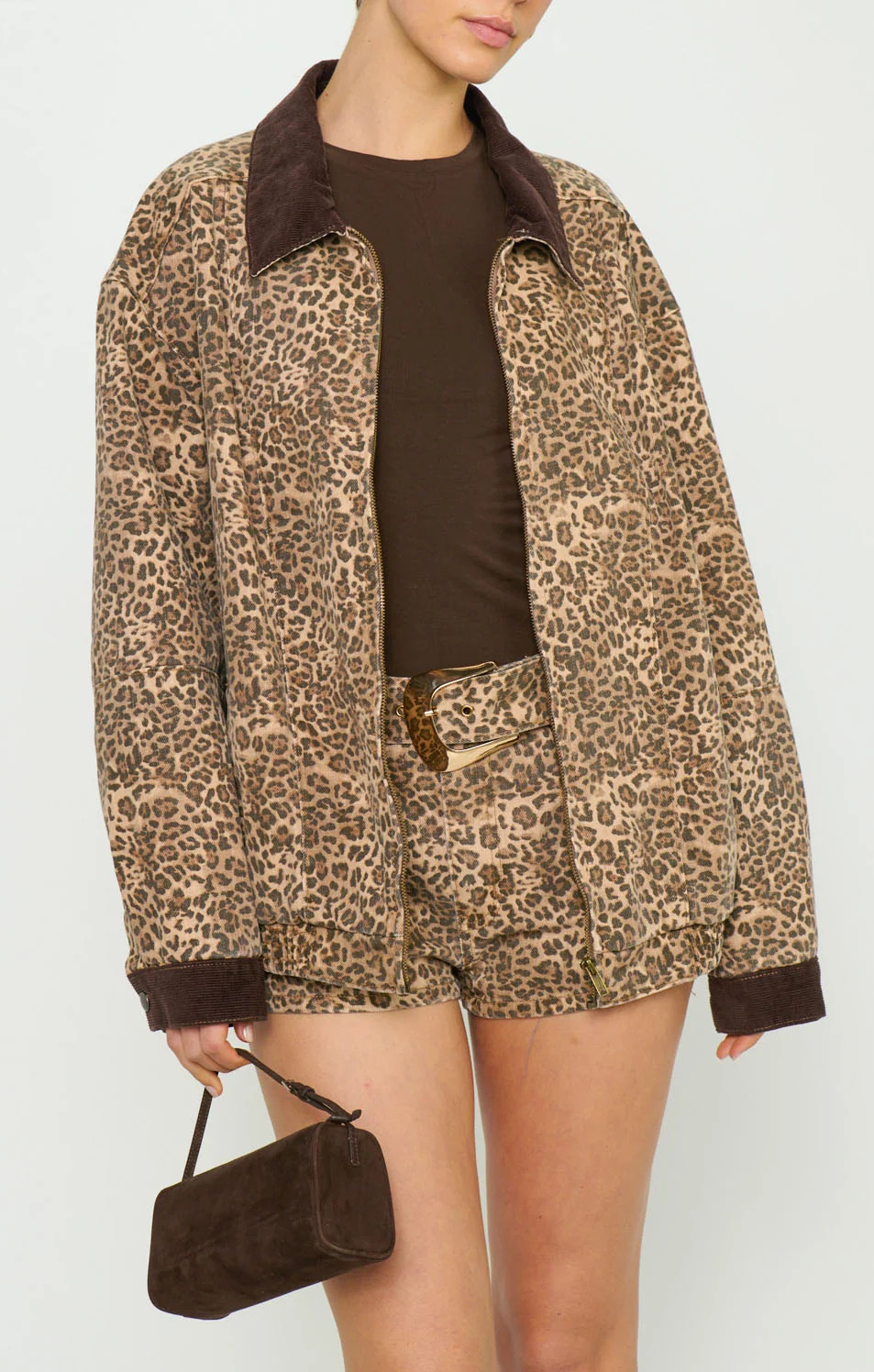 Carter Bomber Jacket ~ Mod Leopard Denim | Show Me Your Mumu