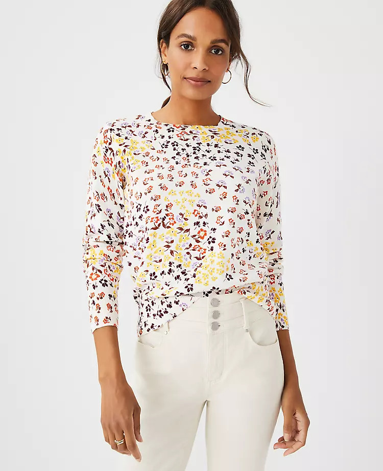 Floral Sweater | Ann Taylor | Ann Taylor (US)