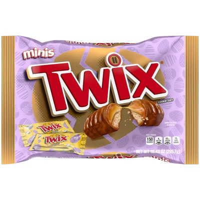 Twix Easter Chocolate Minis Caramel Cookie Candy - 10.43oz | Target