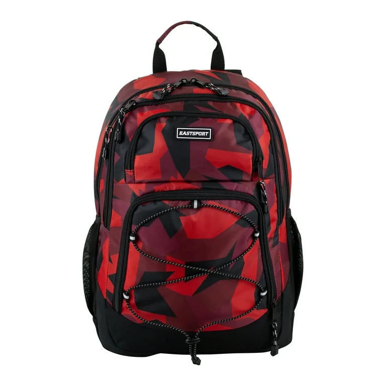 Eastsport Surge Sport Backpack, Red Jagged Shape | Walmart (US)