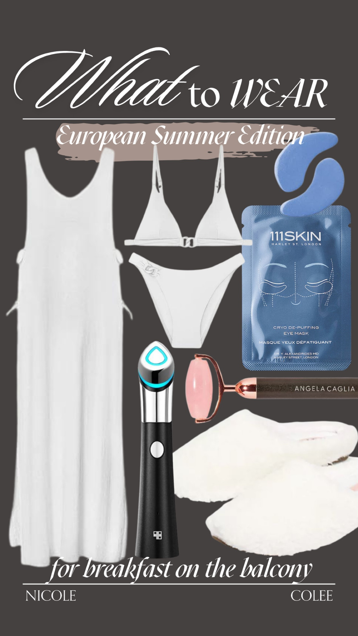 What to Wear: European Summer Edition - coffee

Shop my curated looks for an easy, breezy, effortless day of fun-filled fashion 💃

Vacation, European Vacation Style, vacation, summer wedding, wedding guest dresses, Nicole Colee, swimwear, sunbathing, at the beach, shopping, exploring fashion  

#LTKTravel #LTKStyleTip #LTKSeasonal